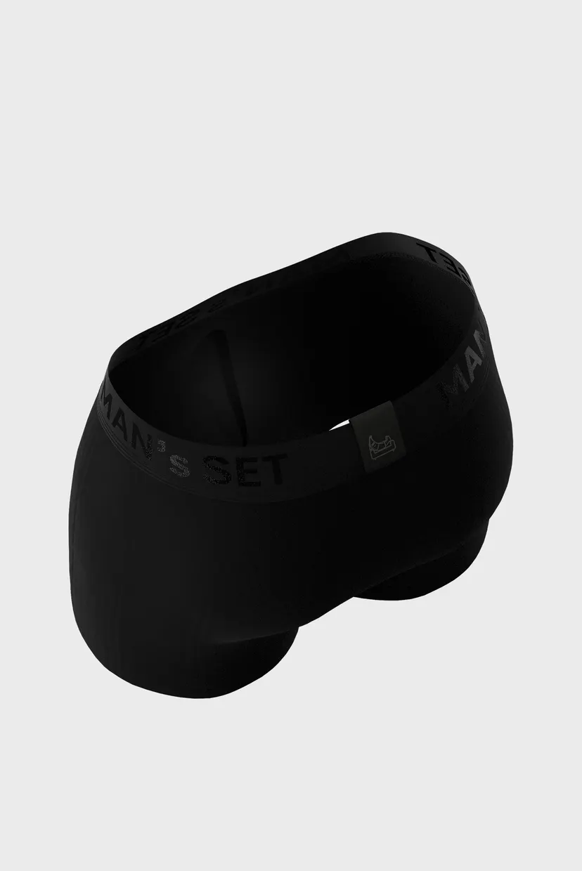 Мужские черные трусы Intimate 2.0 Black Series Micromodal 4