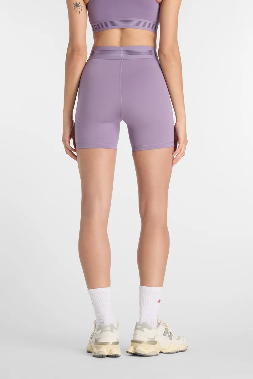 Женские фиолетовые шорты AC Fitted Short 5'' 4