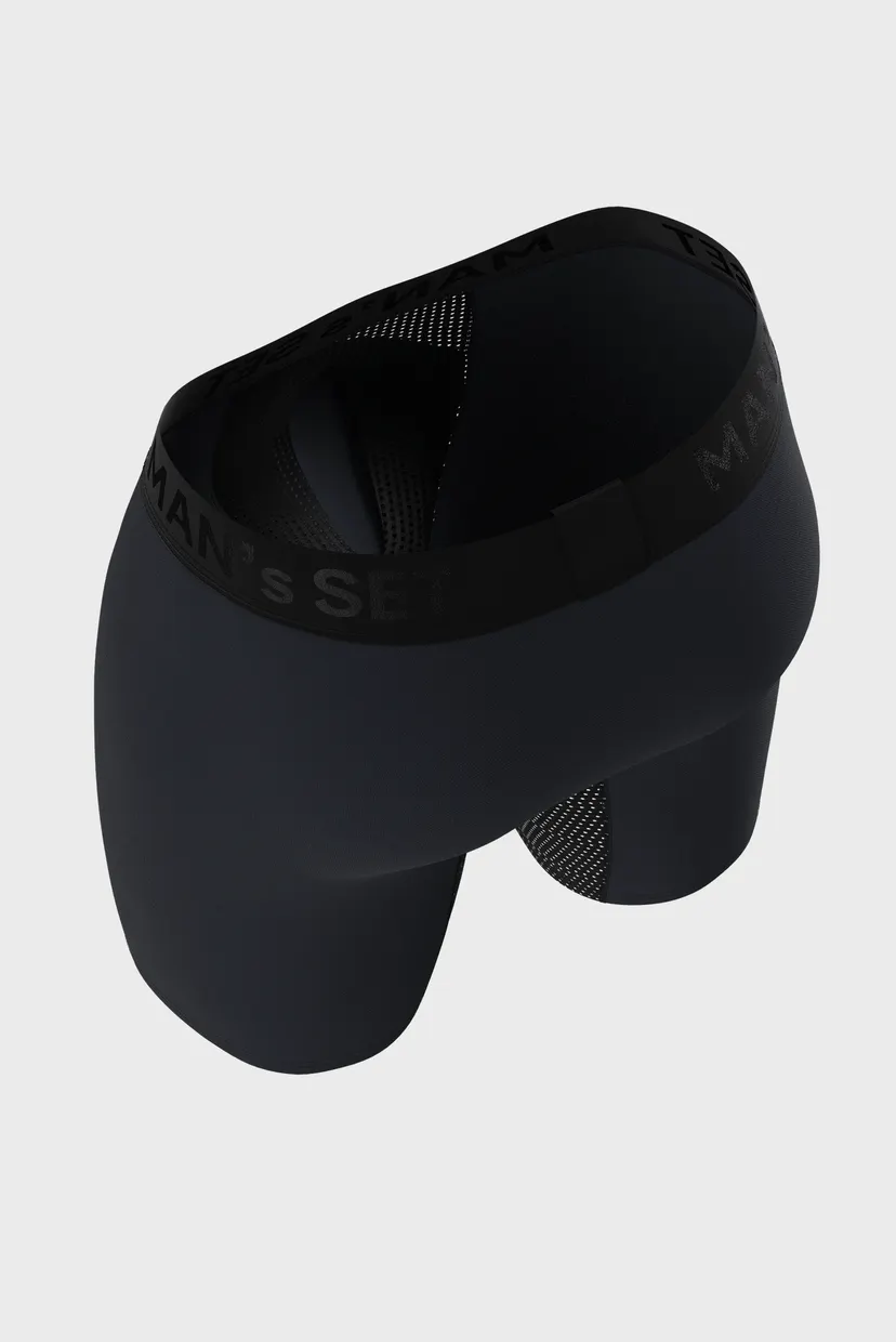 Мужские темно-синие трусы с сеткой Anatomic Long 2.0 Light, Black Series 3