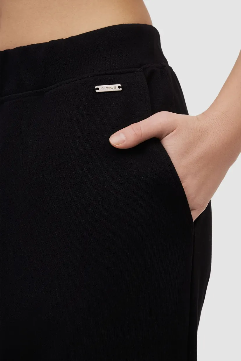 Женские чёрные спортивные штаны sports pants 7