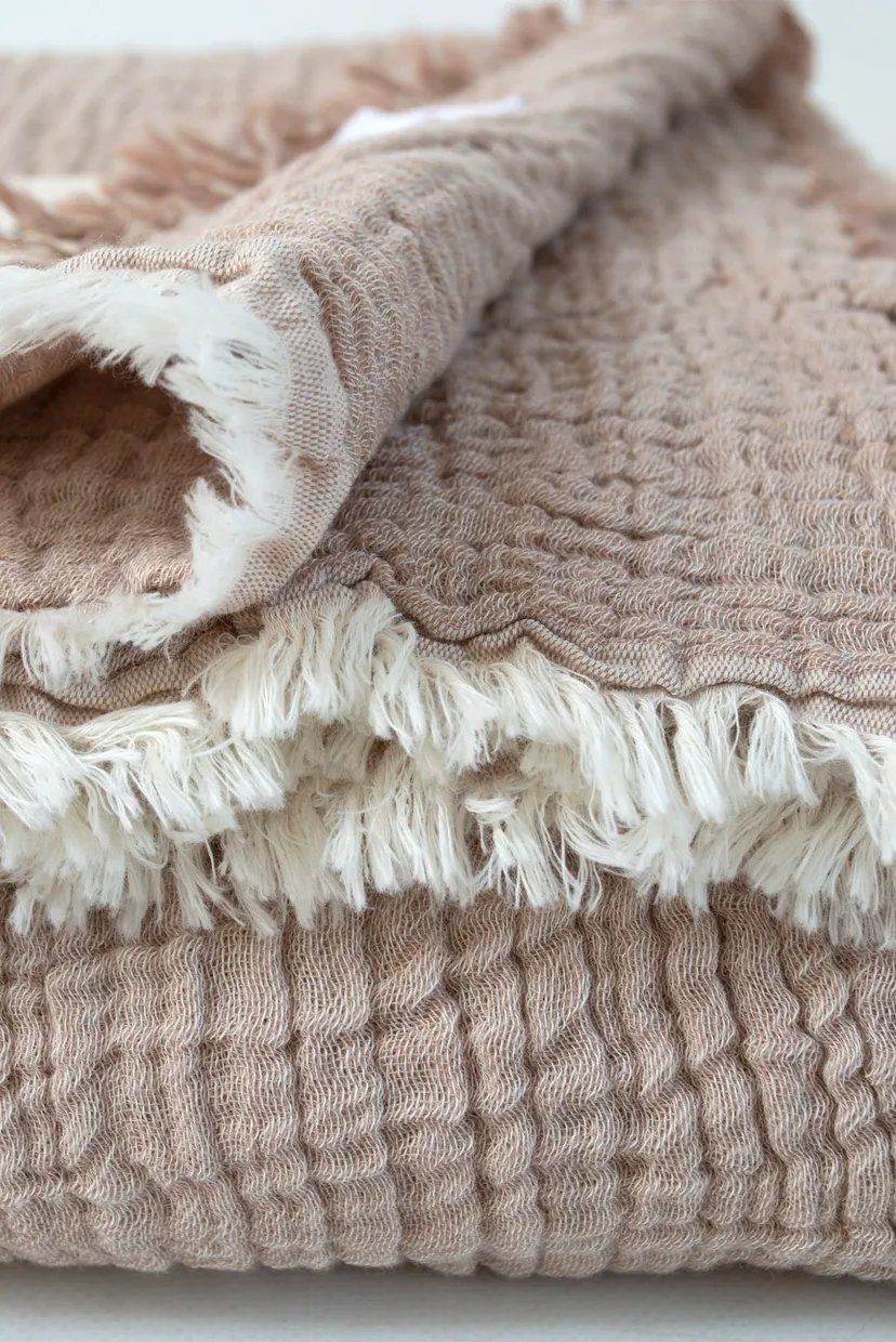 Покрывало - Larna muslin beige 160*200 3
