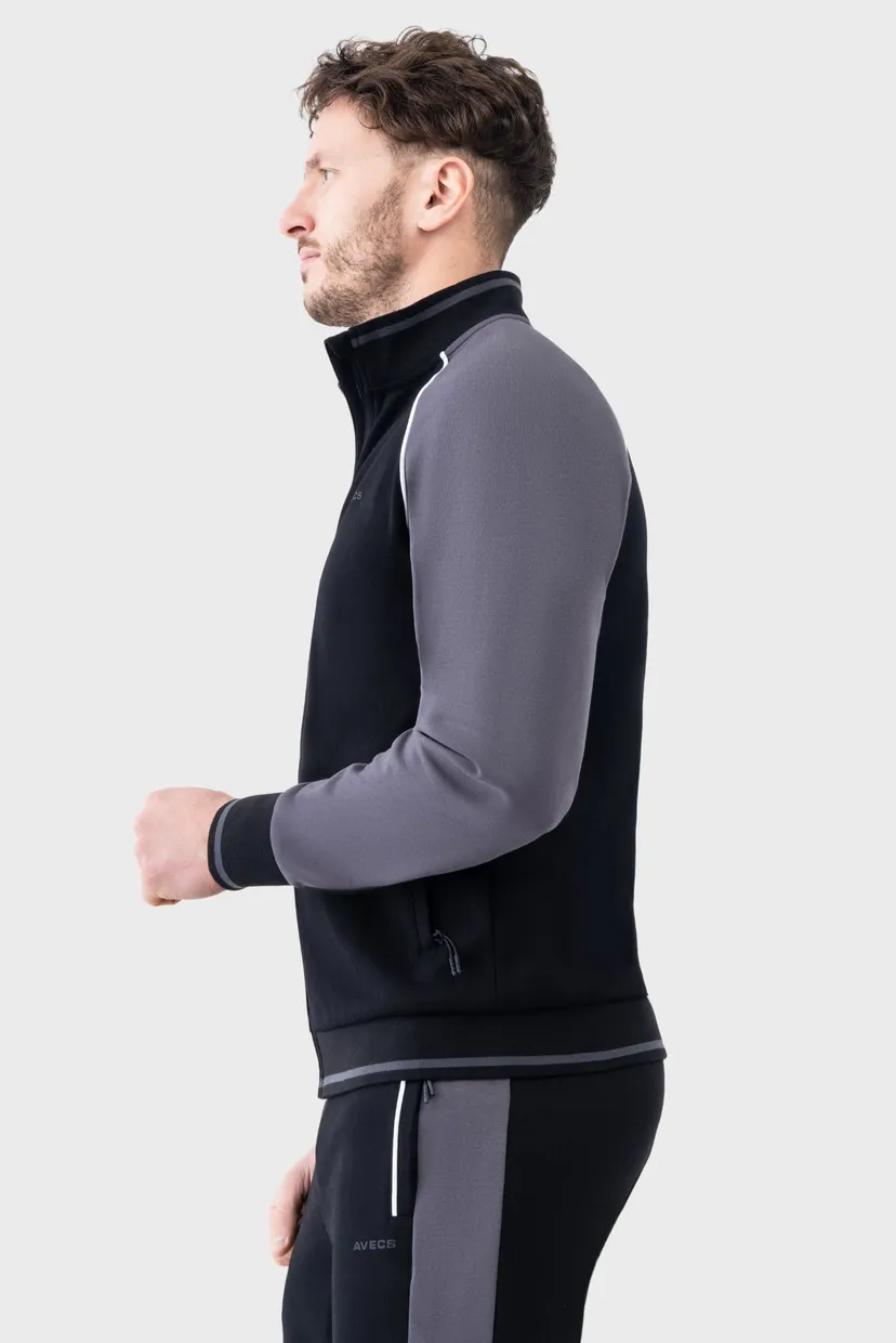 Мужской черный Спортивный костюм (кофта, брюки) Tracksuit 6