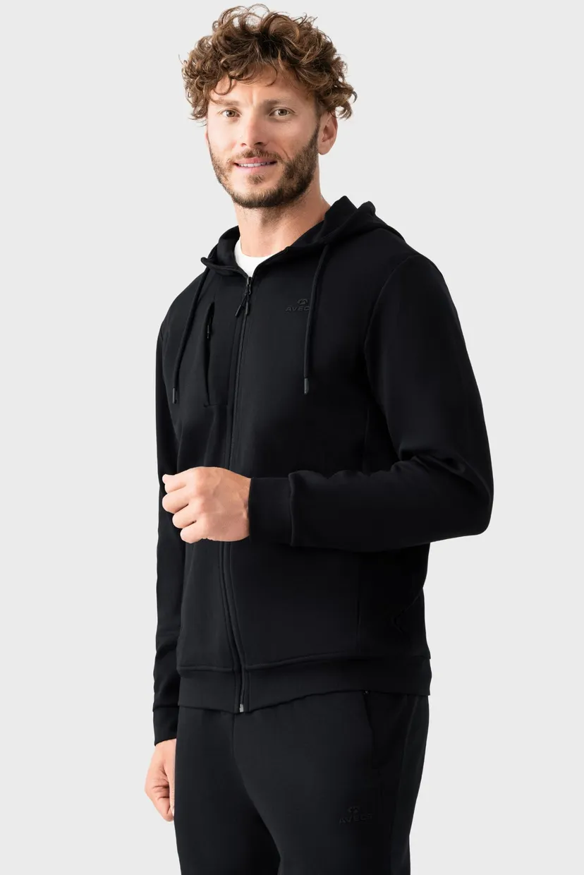 Чоловіча чорна спортивна кофта sports jacket 5