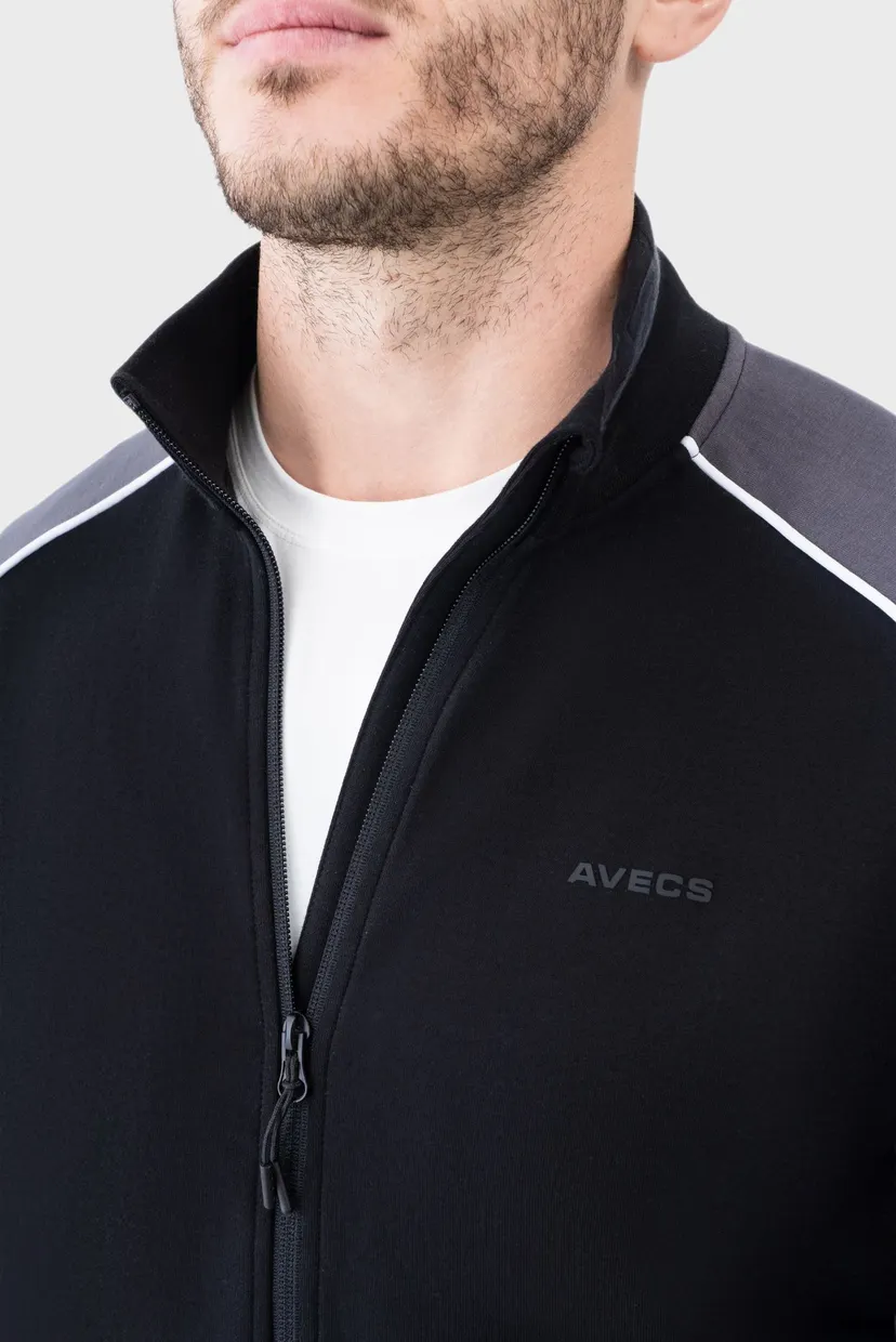 Чоловічий чорний Спортивний костюм (кофта, штани) Tracksuit 8