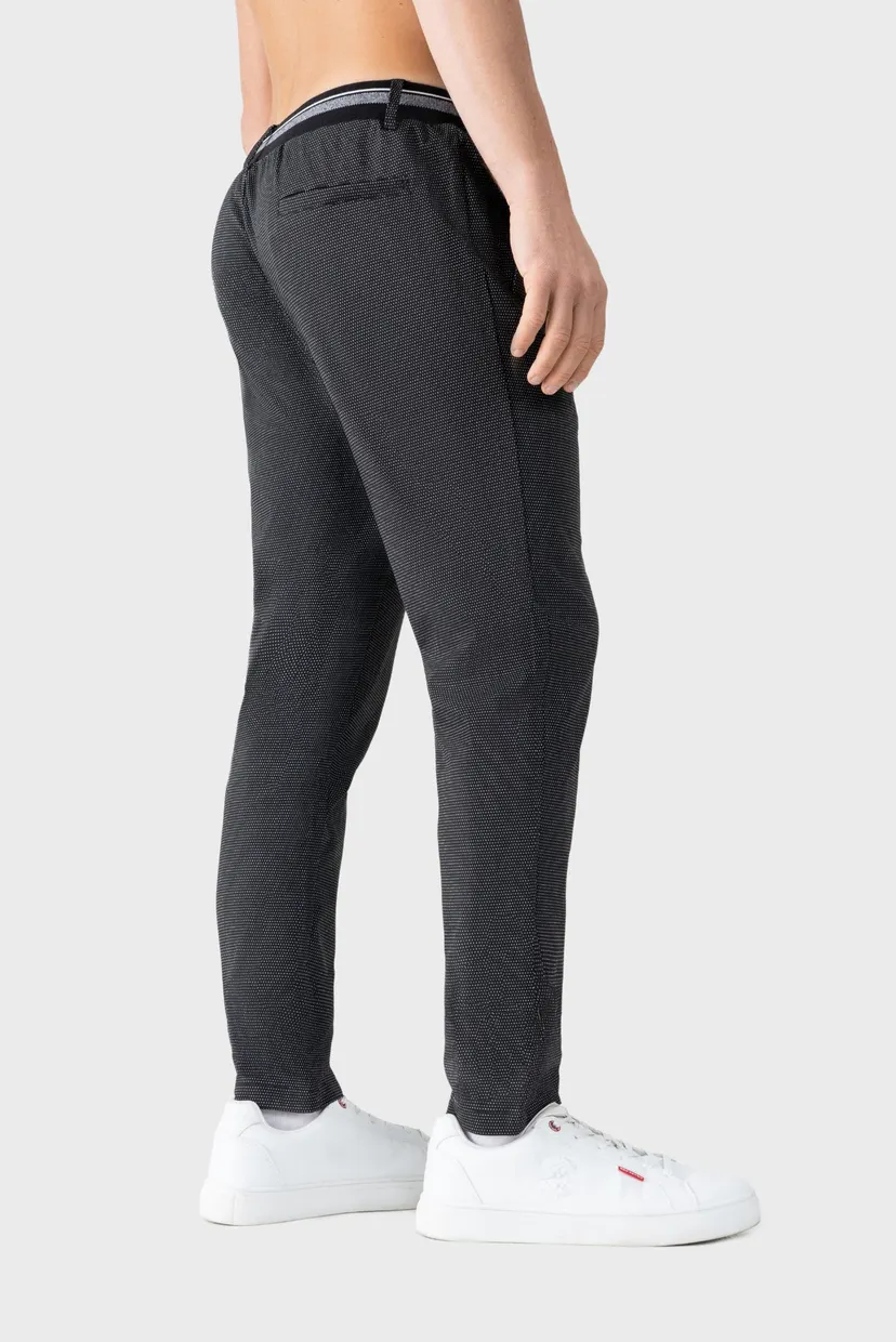 Чоловічий чорний спортивний костюм  gym suit (кофта, штани) 8