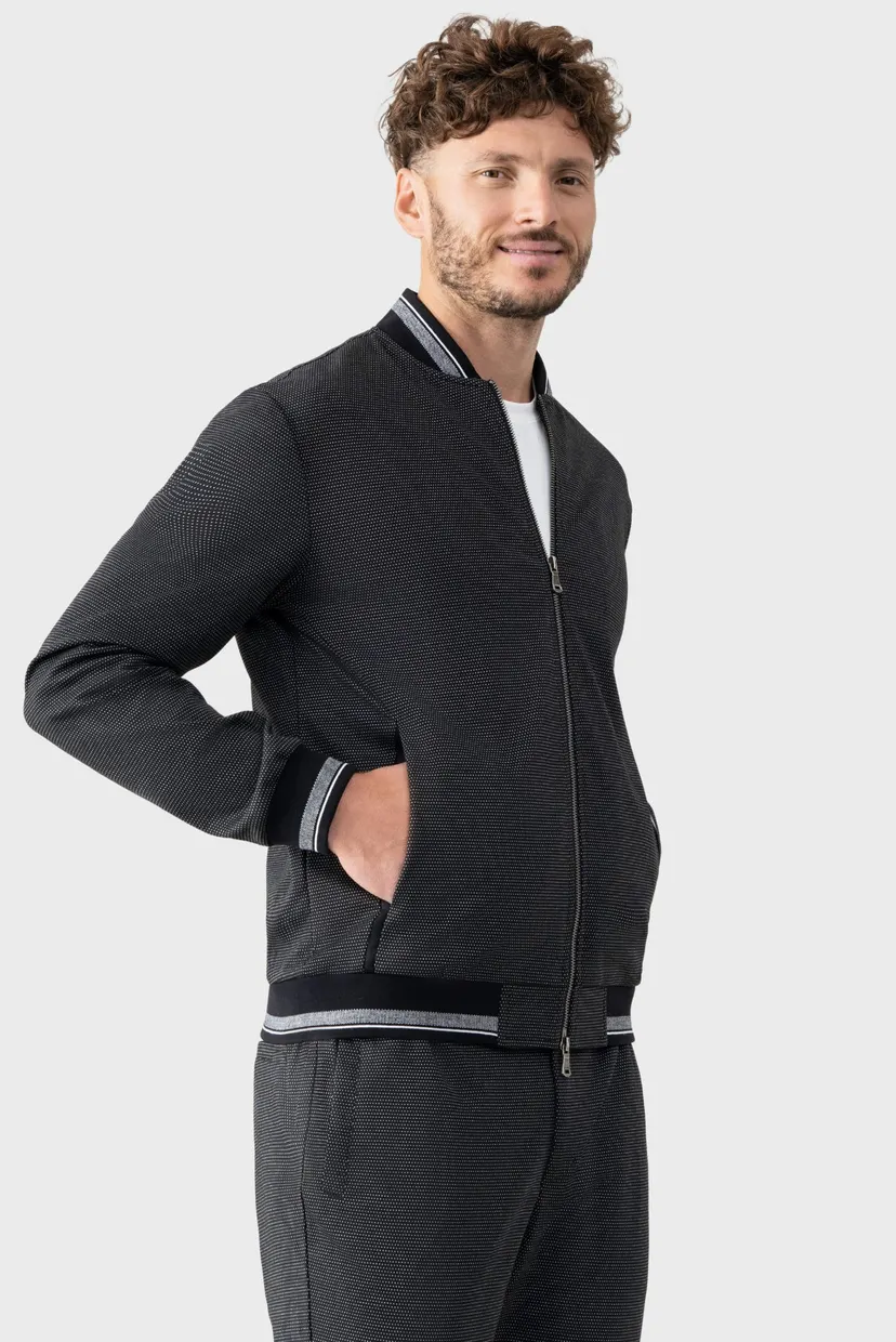 Чоловічий чорний спортивний костюм  gym suit (кофта, штани) 3