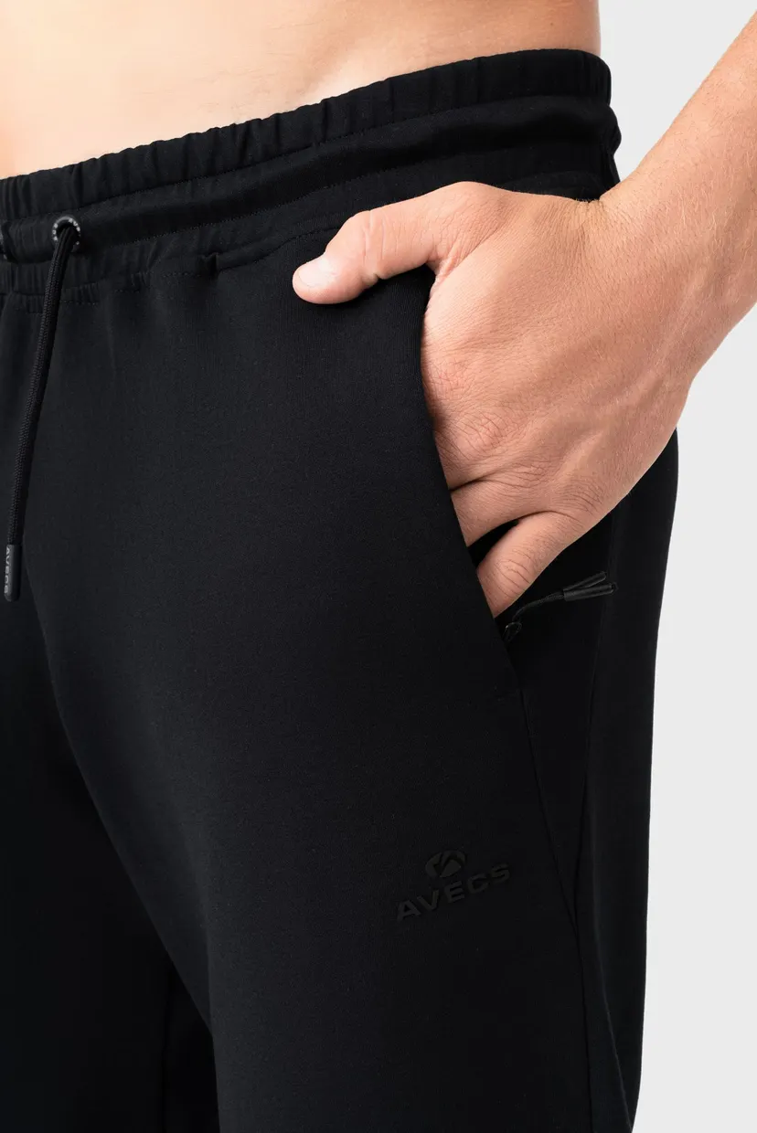 Чоловічі чорні спортивні штани sweatpants 5