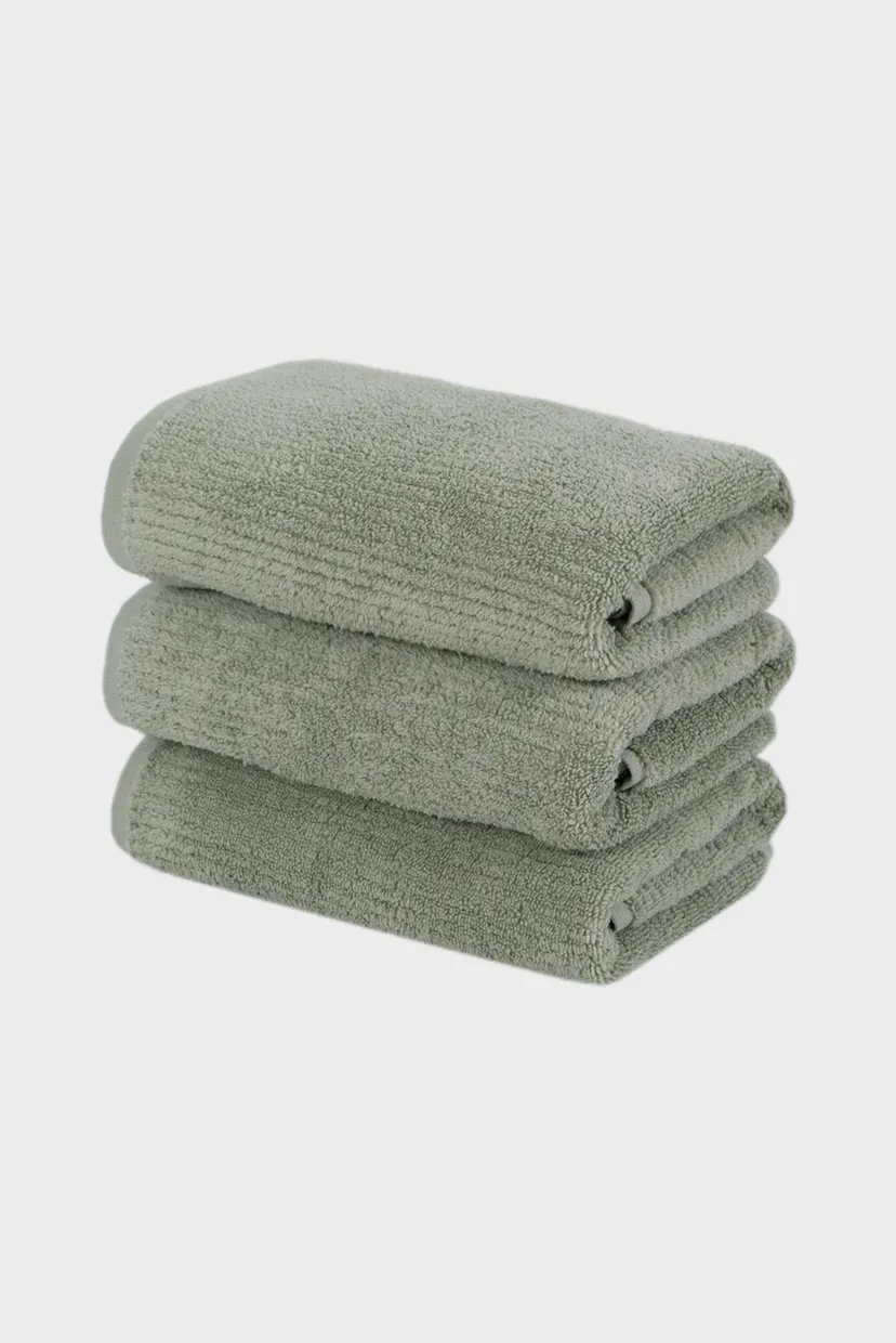 Рушник махровий - Bold sage green 90X150 500 г/м2 5
