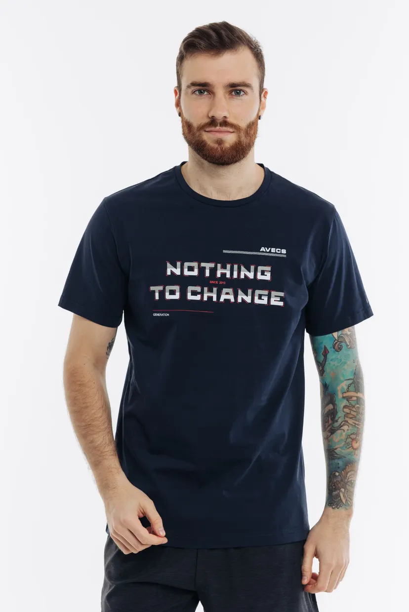 Чоловіча темно-синя футболка T-shirt 3