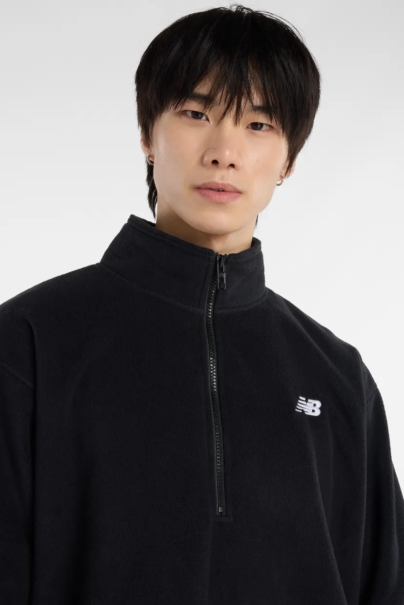 Чоловічий чорний реглан Polar Half Zip 4