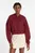 Женское бордовое худи French Terry Full Zip