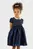 Дитяча синя сукня TAFFETA SMOCKED