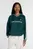 Жіночий бірюзовий реглан Satin Woven Pullover