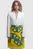 Женский шелковый платок Yellow & blue art, 80 х 80 см