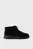 Мужские чёрные замшевые ботинки