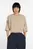Женская бежевая футболка NB Grey 3D Top