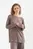 Бежевая женская футболка long sleeve Baily vizon
