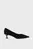 Женские чёрные замшевые туфли