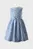Детское голубое платье PERIWINKLE DAMASK