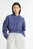 Жіноче синє худі Crop FT Full Zip