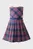 Детское синее платье FLARED PLAID