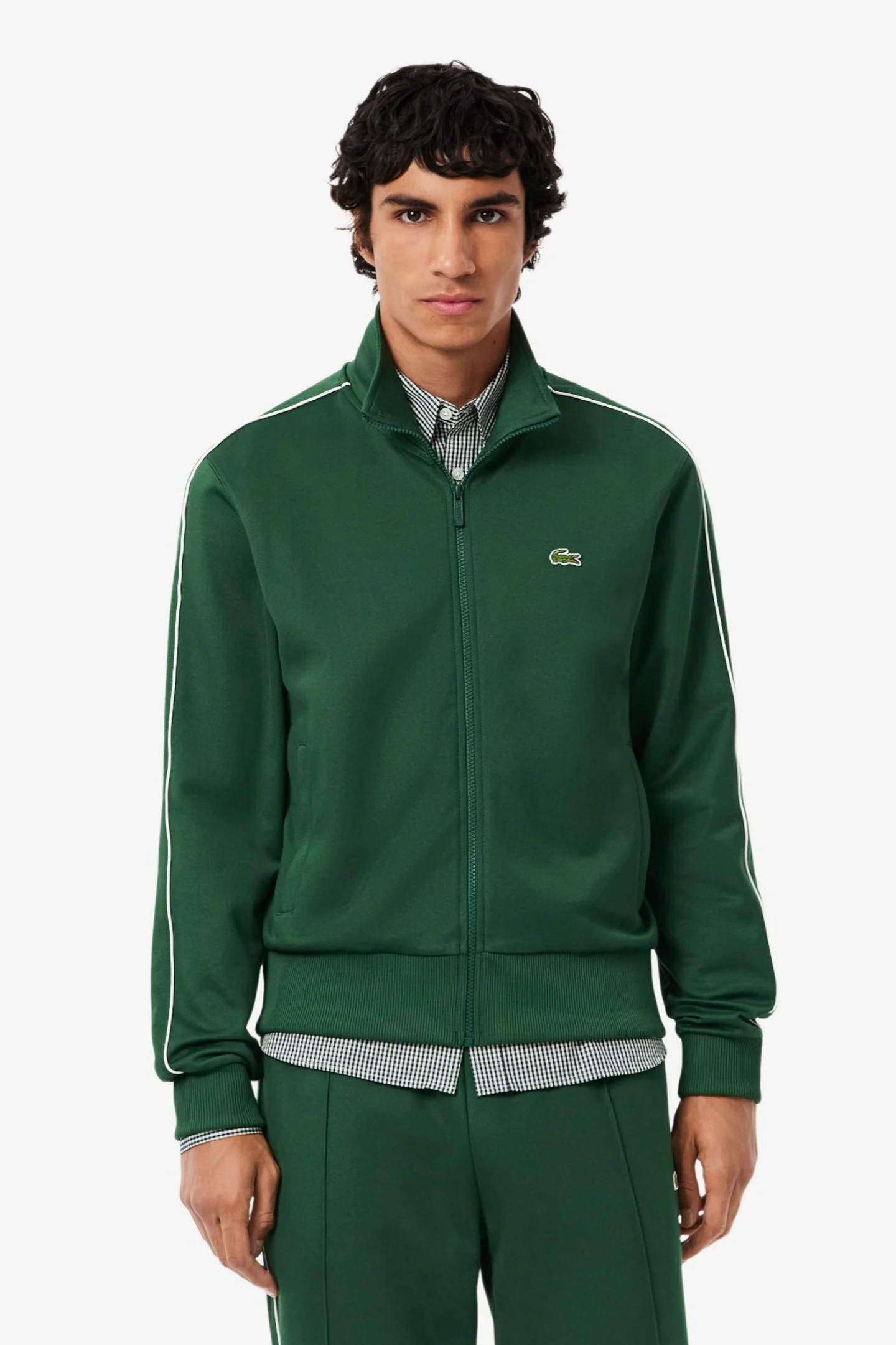 Мужская зеленая толстовка Lacoste SH1457132 — MD-Fashion