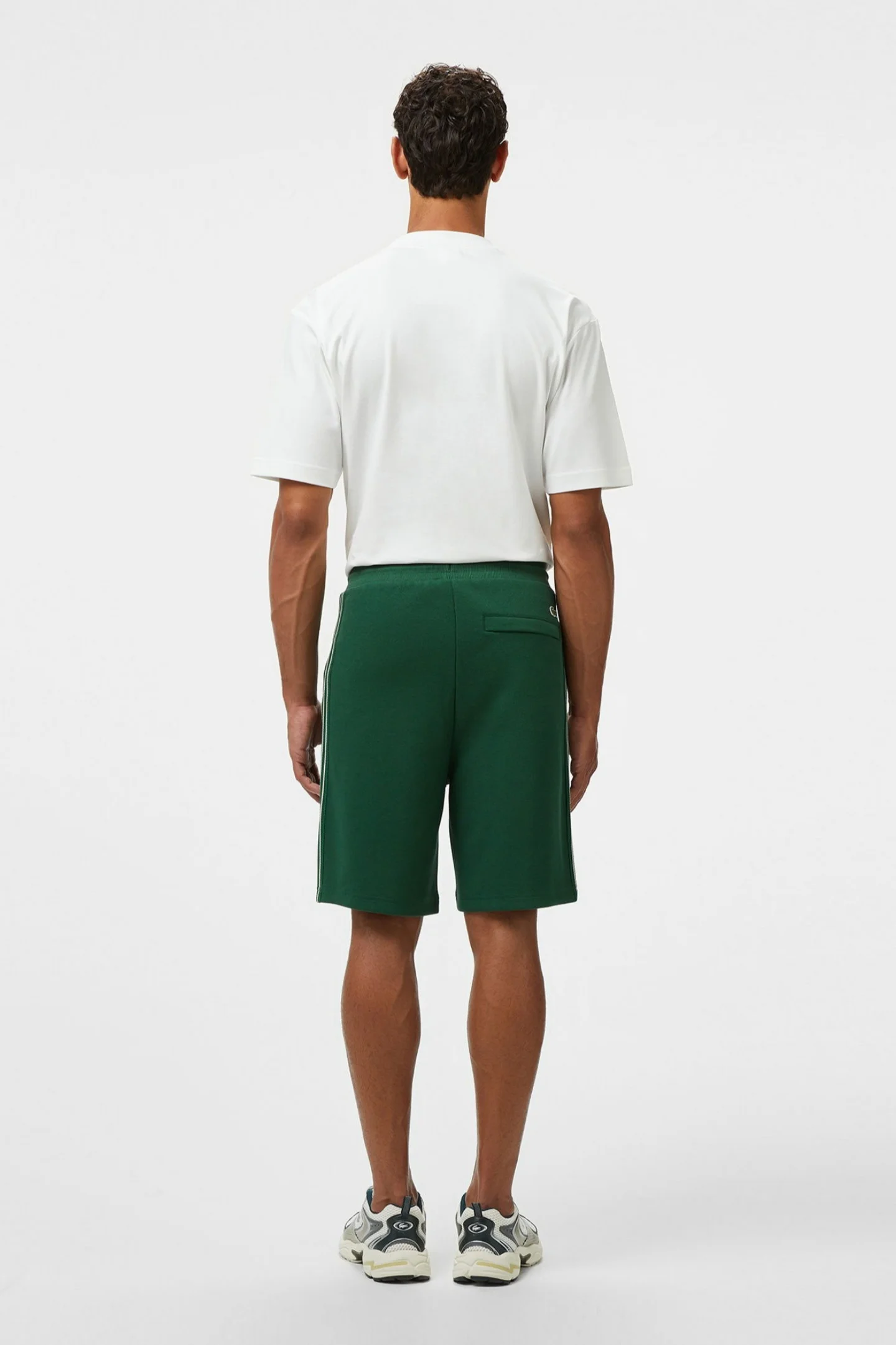 Мужские зеленые шорты Lacoste GH0506132 — MD-Fashion