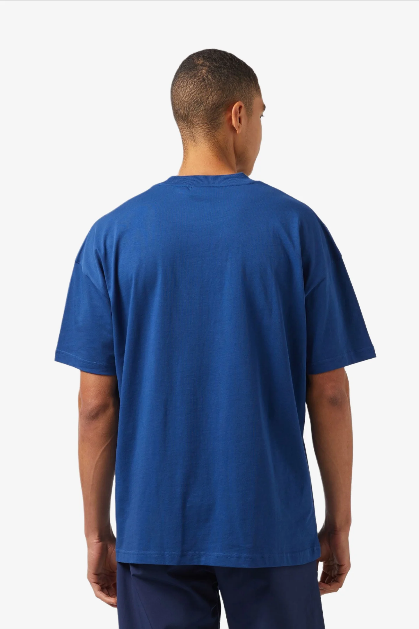 Мужская синяя футболка Lacoste TH0415HBM — MD-Fashion
