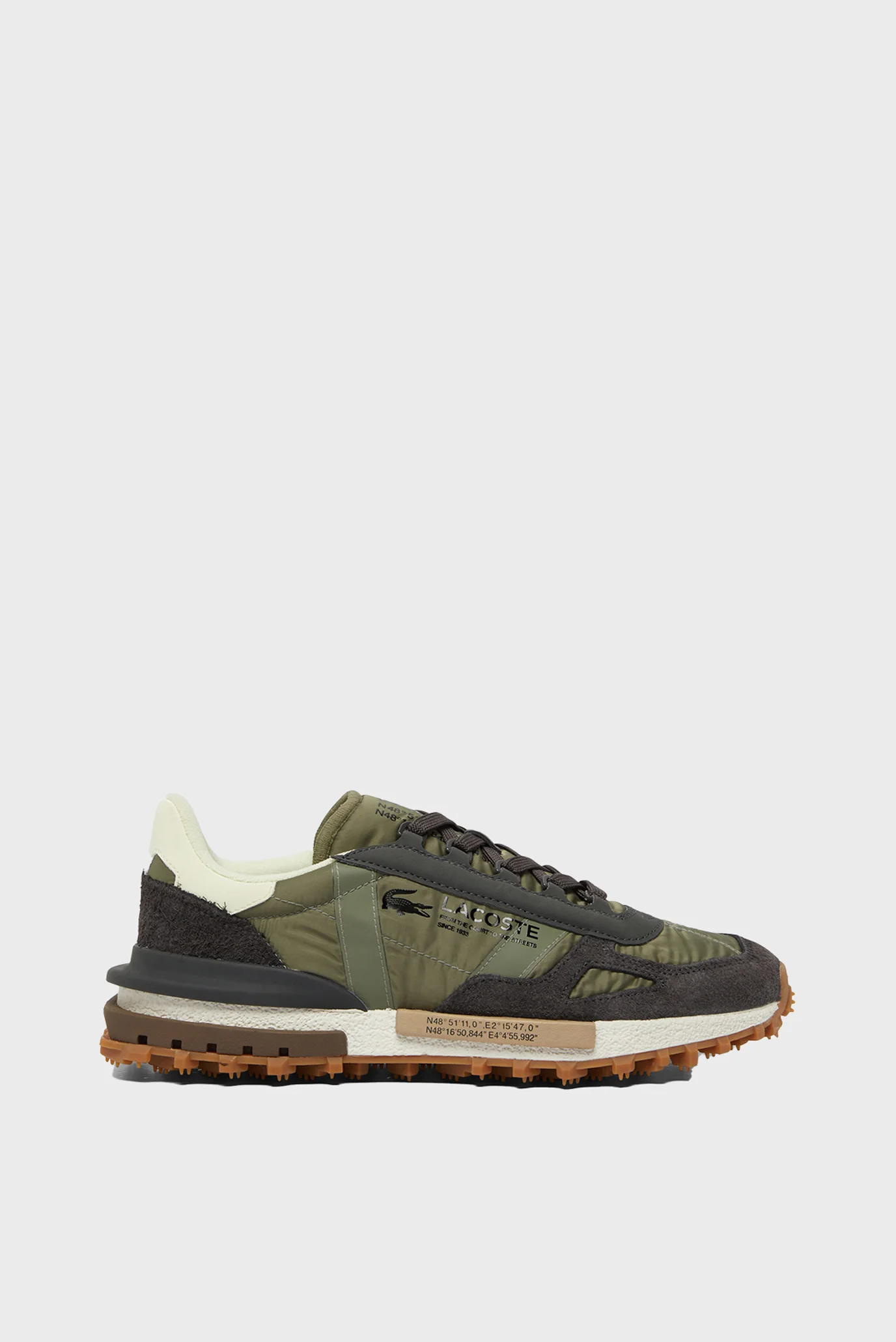YA−MAN EP-14 Мужские зеленые кроссовки Elite Active Lacoste 748SMA0050P1N — MD