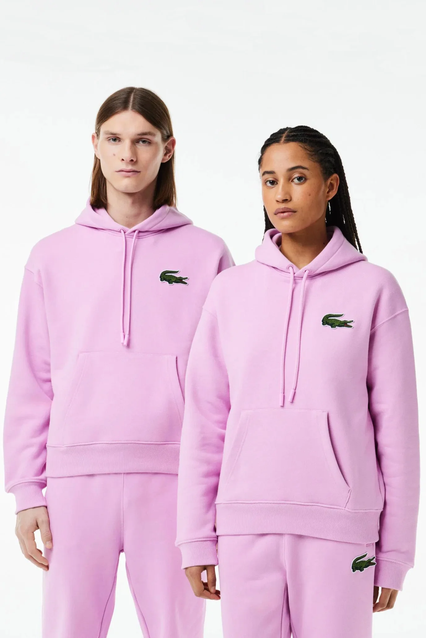 Розовое худи (унисекс) Lacoste SH6404IXV — MD-Fashion