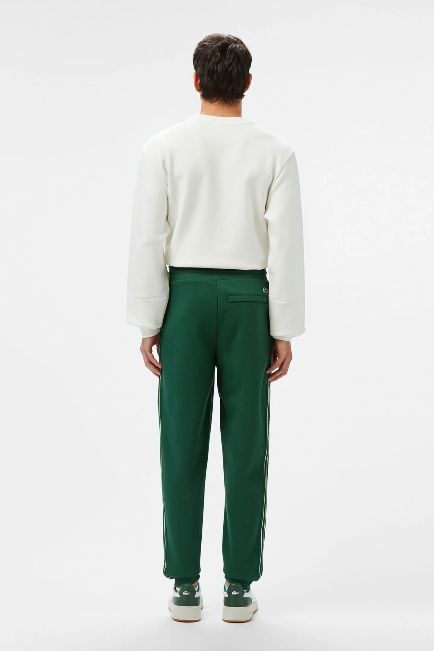 Мужские зеленые спортивные штаны Lacoste XH0506132 — MD-Fashion