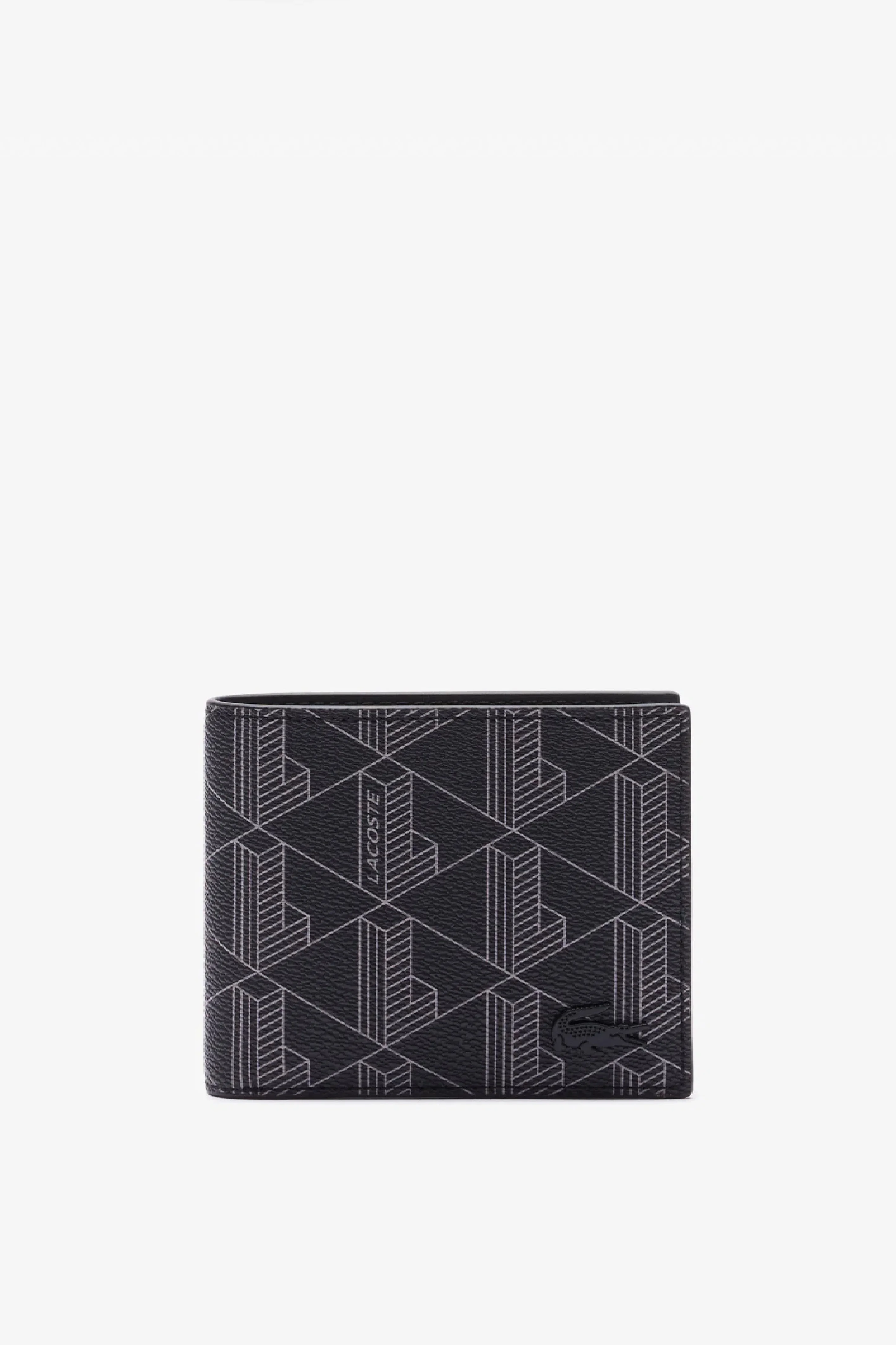 Чоловічий чорний гаманець Lacoste NH4844LXH45 — MD-Fashion
