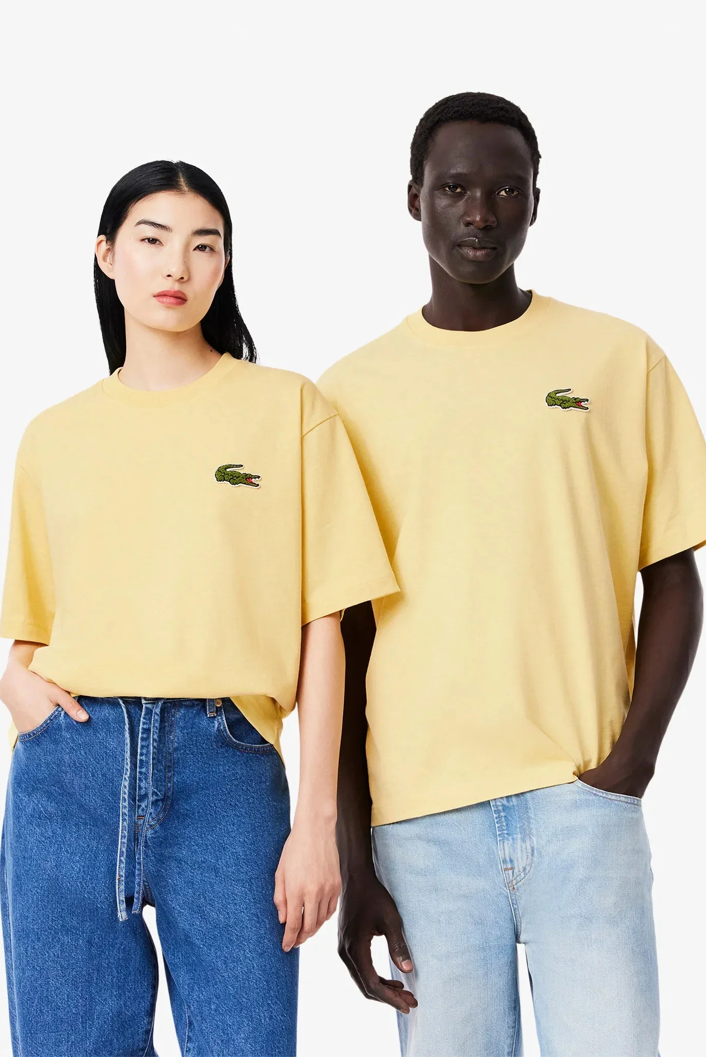 Жовта футболка (унісекс) Lacoste TH2745I1C — MD-Fashion